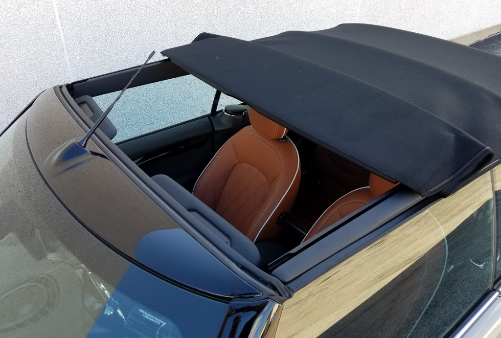 2016 Cooper Convertible, sunroof mode