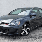 2016 Volkswagen Golf GTI SE, Gray, front 3/4 view
