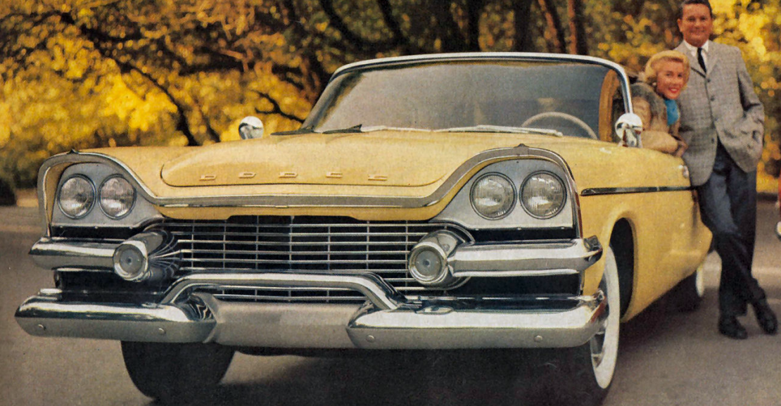 1958 Dodge Ad, yellow