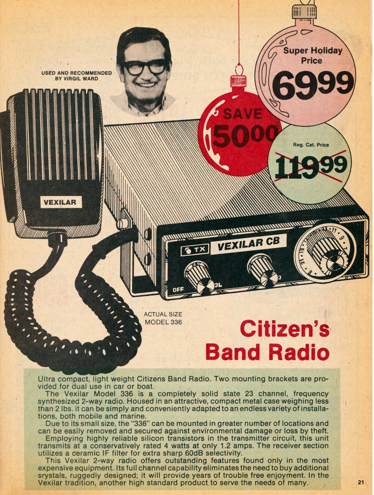 Vexilar CB-Radio ad 