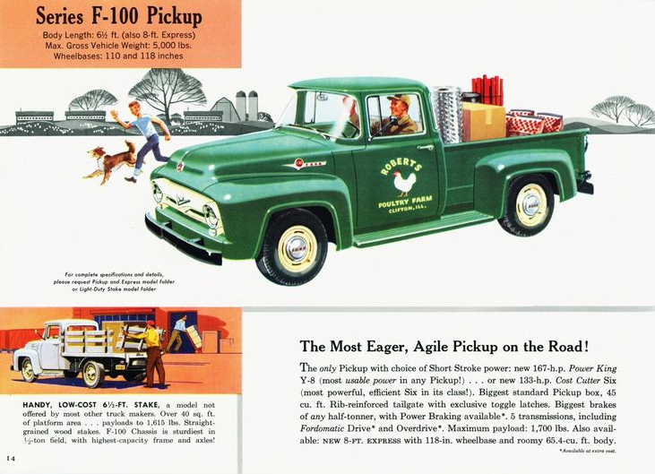 1956 Ford Pickup ad 