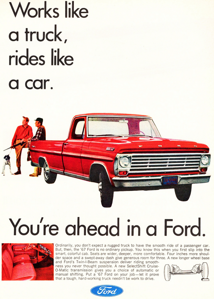 1967 Ford Pickup Ad 