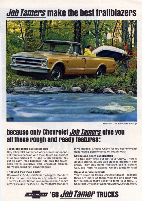 1968 Chevy Truck Ad 