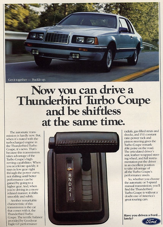 1984 Ford Thunderbird Turbo Coupe 