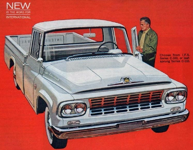 1961 International pickup ad, Classic Pickup Truck Advertising