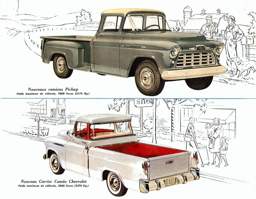 1956 Canadian Chevrolet Pickup Ad