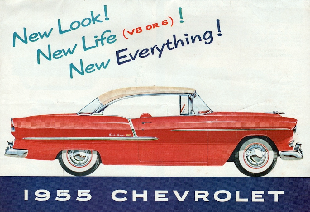 1955 Chevrokler Bel Air design