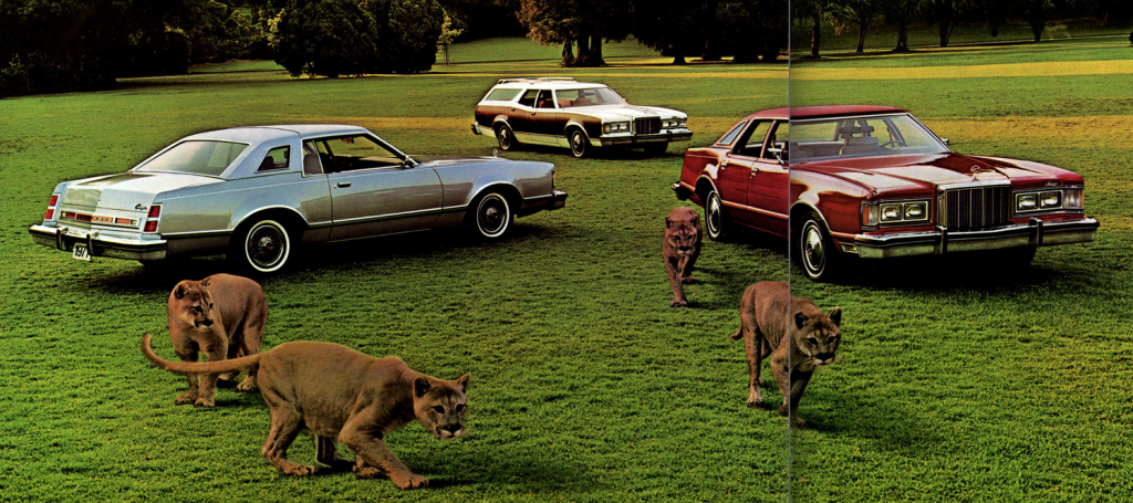 1977 Mercury Cougar lineup 