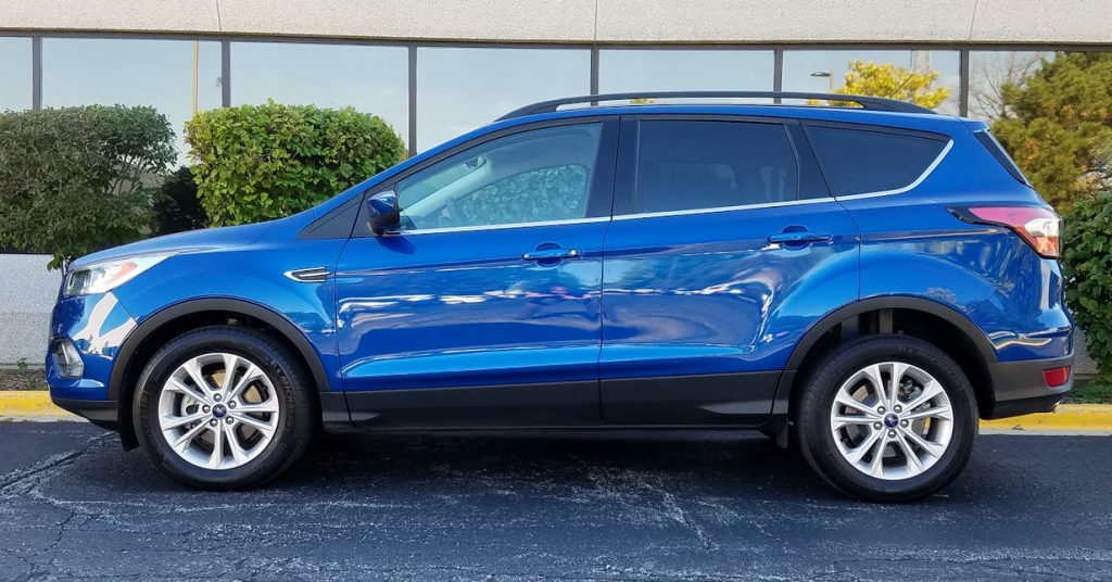 2017 Ford Escape profile, Lightning Blue Metallic 