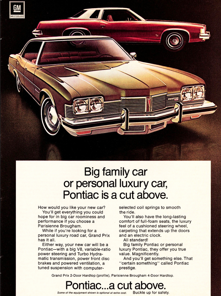 1973 Pontiac Ad 
