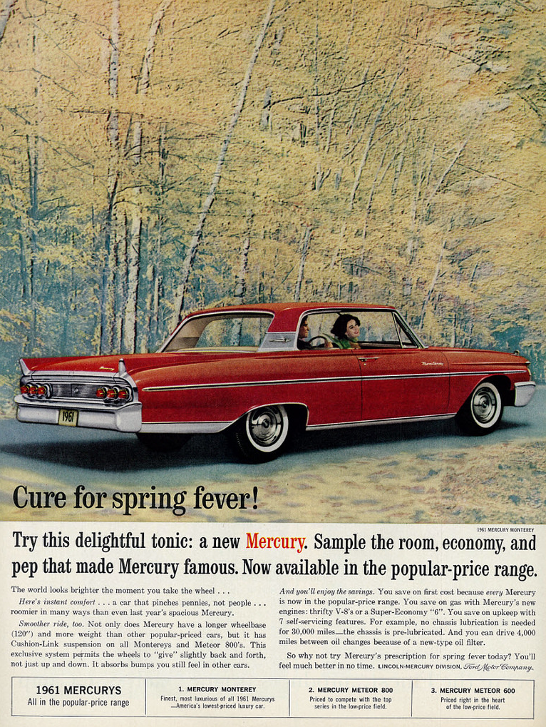 1961 Mercury Ad 