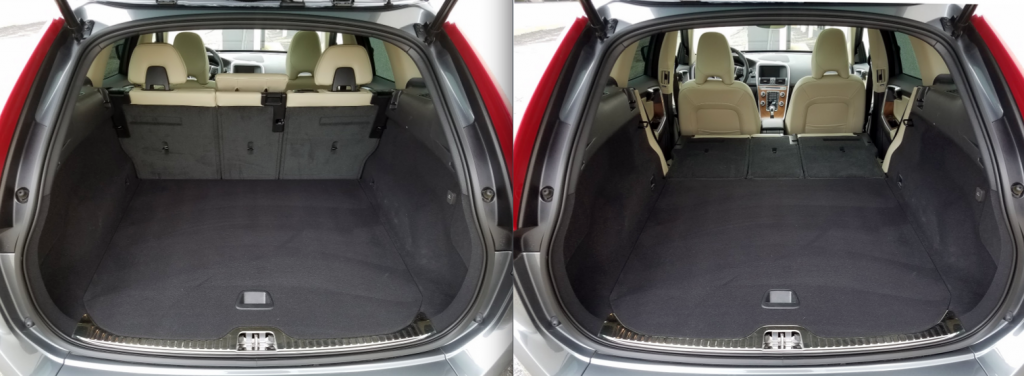 2017 Volvo XC60 cargo area