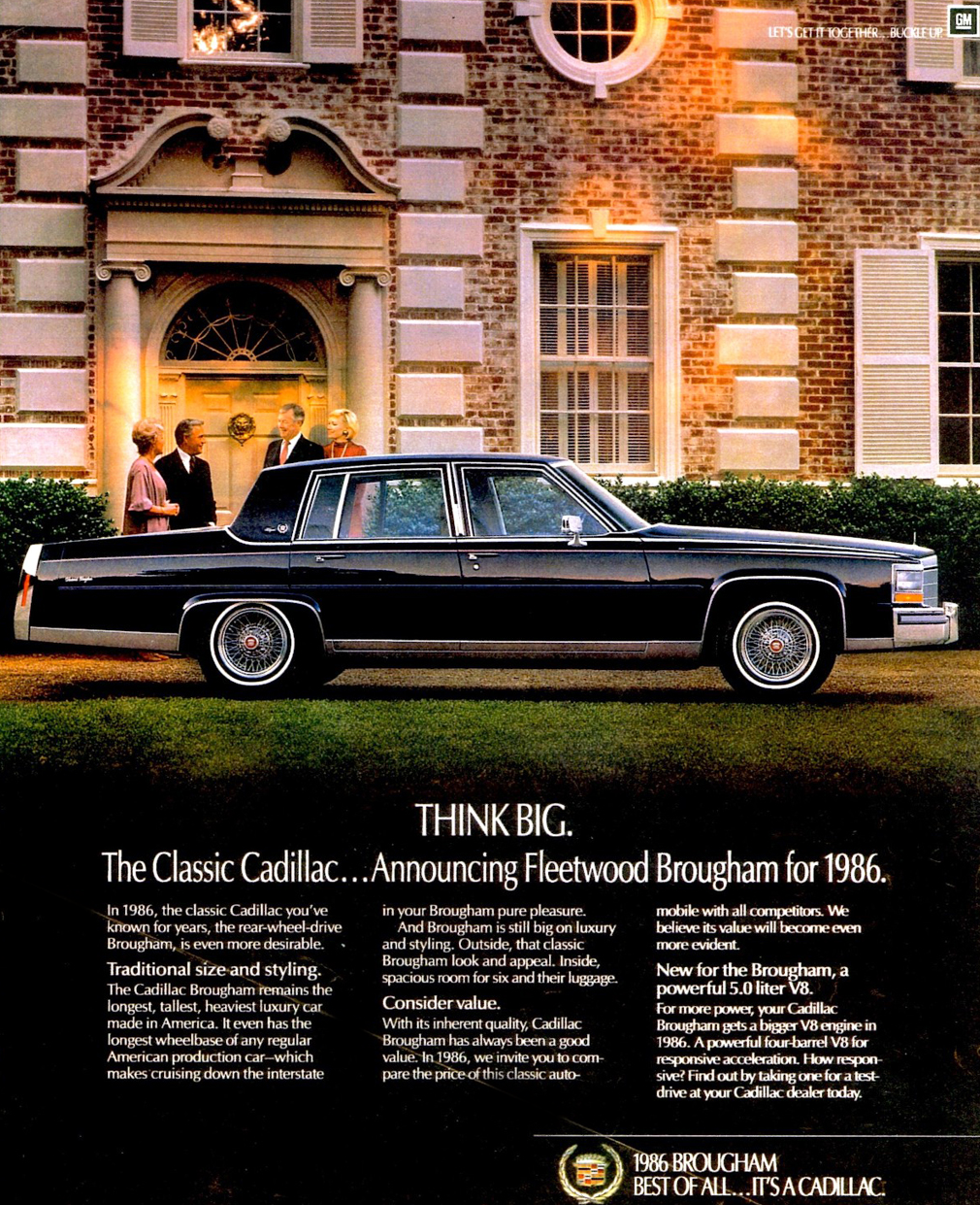 1986 Cadillac Ad 