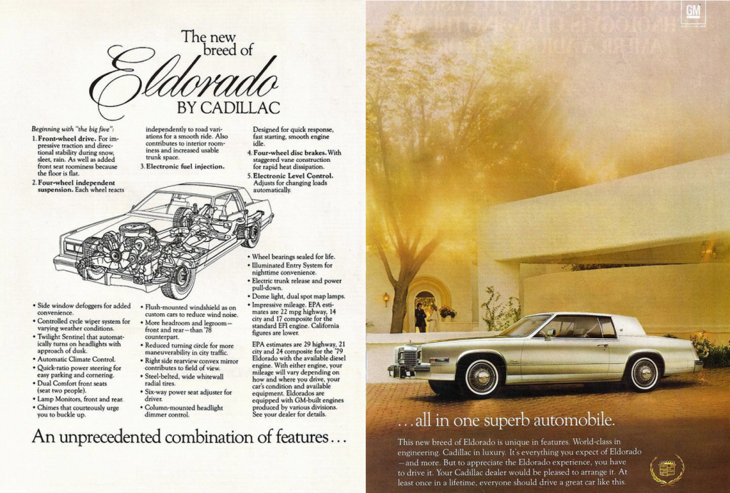 1979 Cadillac Eldorado ad 