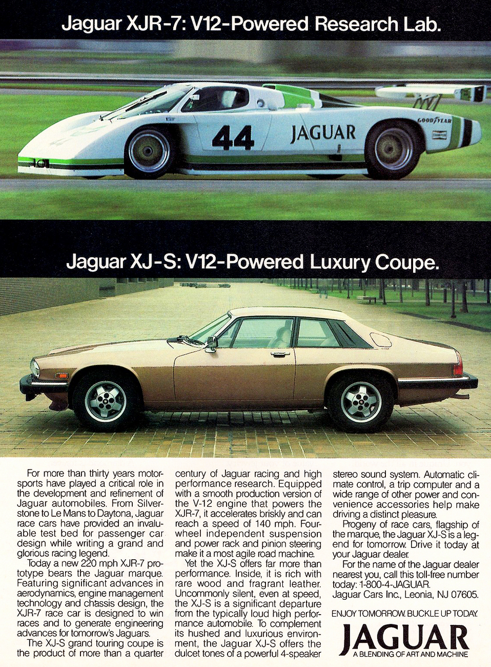 1986 Jaguar XJS ad 