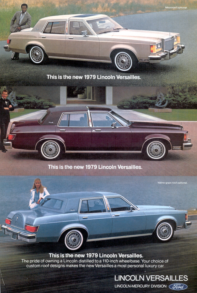 1979 Lincoln Versailles ad 