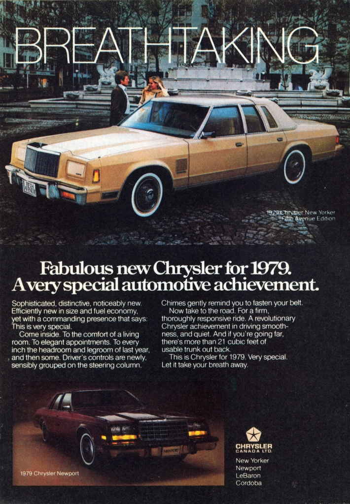 1979 Chrsyler New Yorker ad