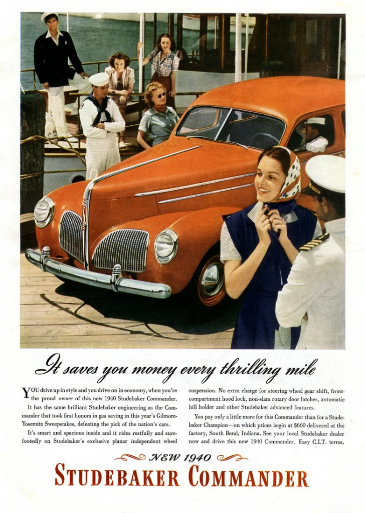 1940 Commander Ad 