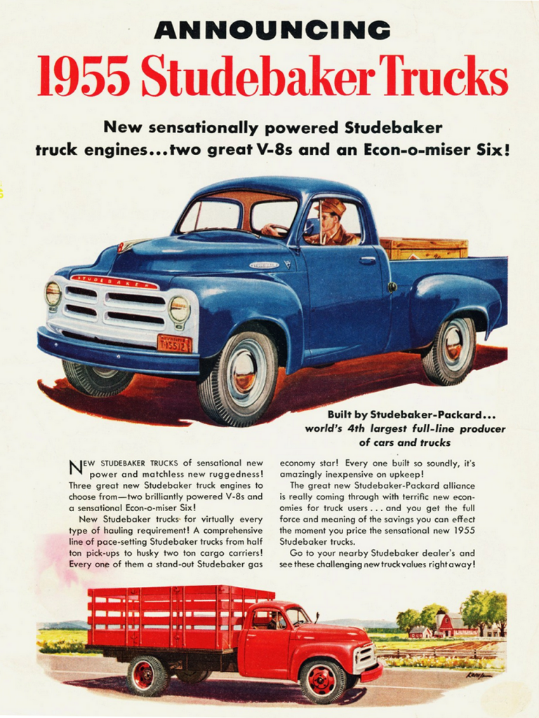 1955 Studebaker Truck ad 