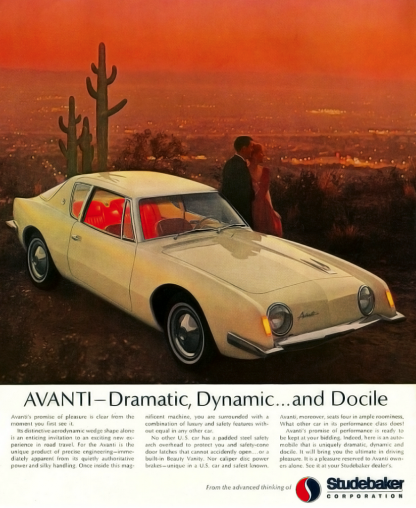 1963 Studebaker Avanti ad