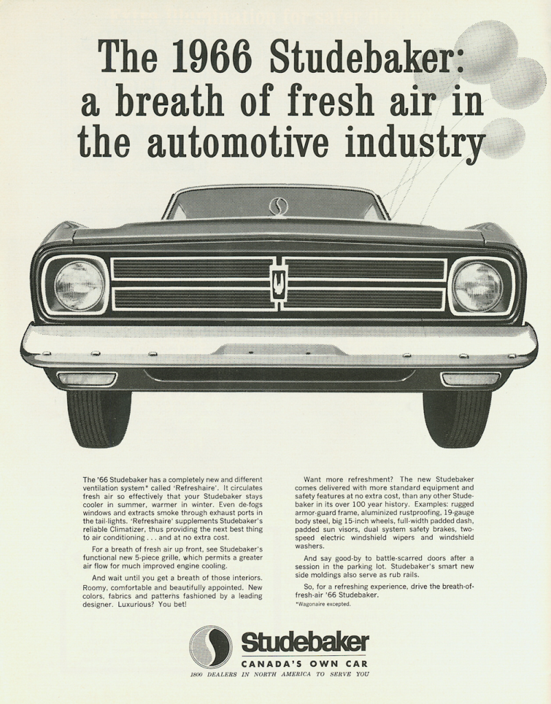 1966 Studebaker ad 