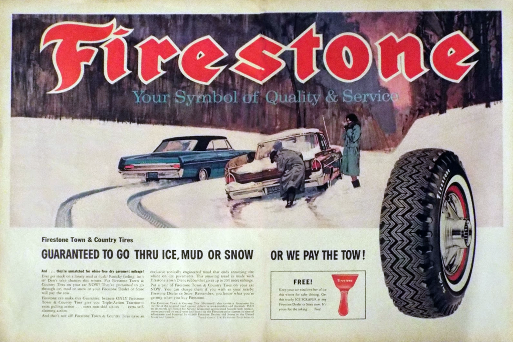1968 Firestone Tire Ad 