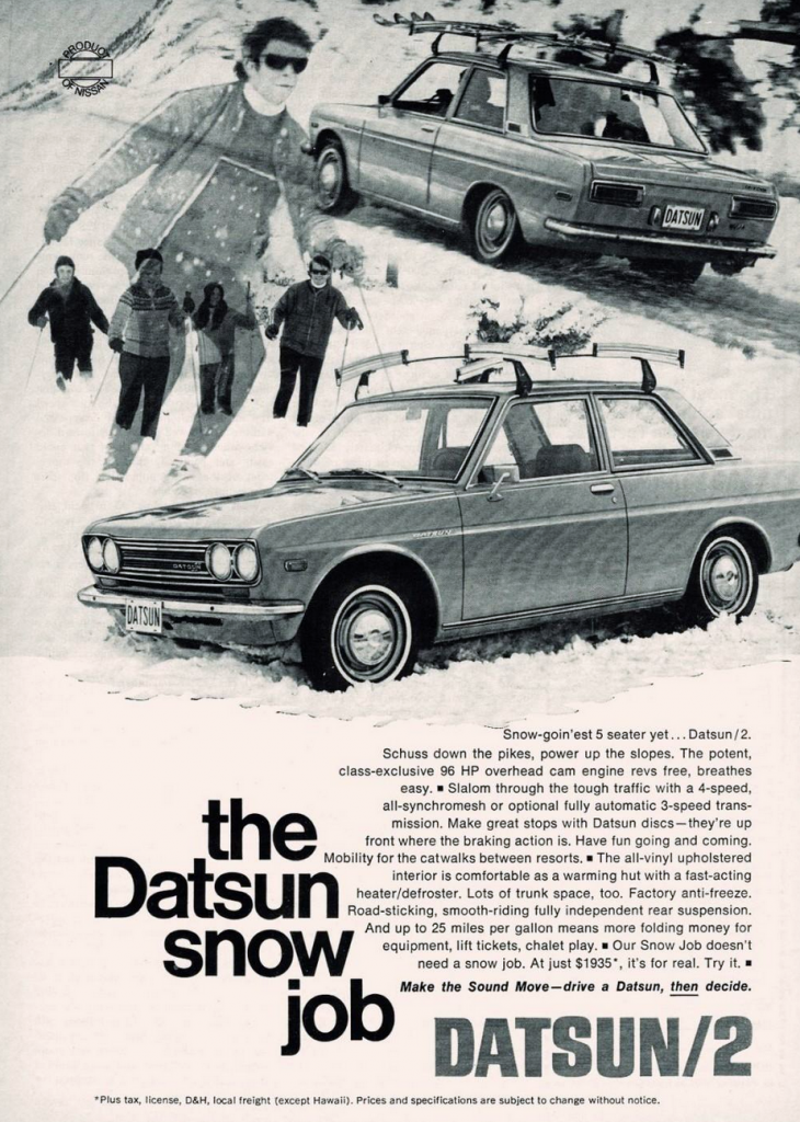 1970 Datsun ad 