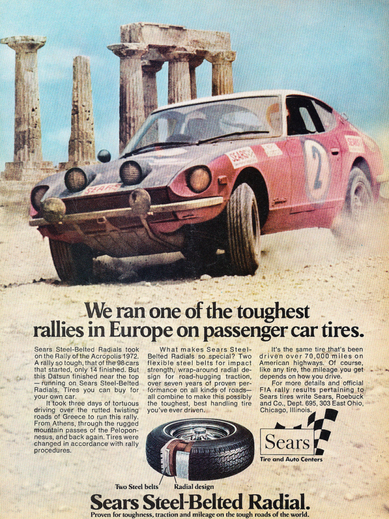 1973 Sears Tire Ad 