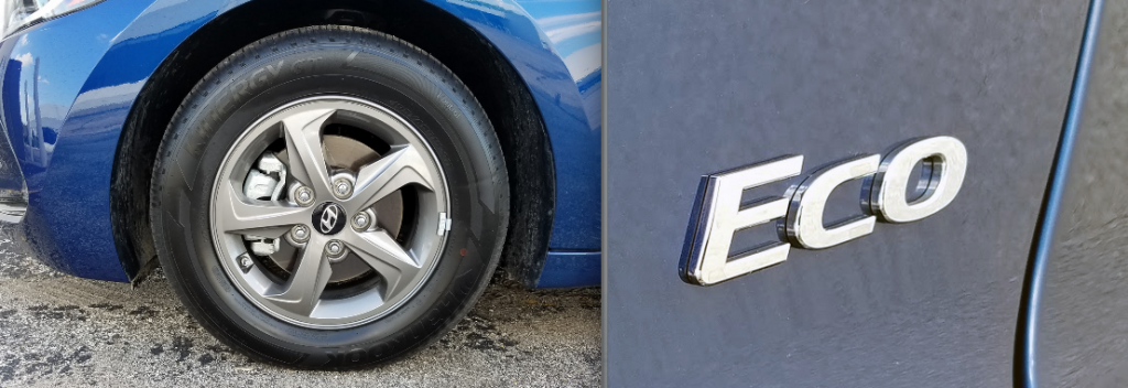 Hyundai Eleantra Eco tires 