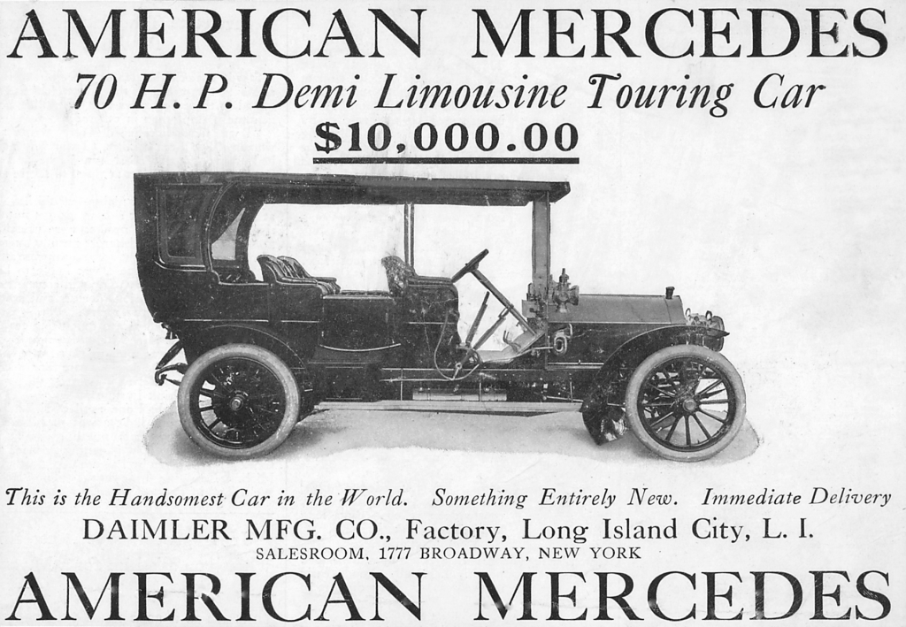 1907 Mercedes Ad 