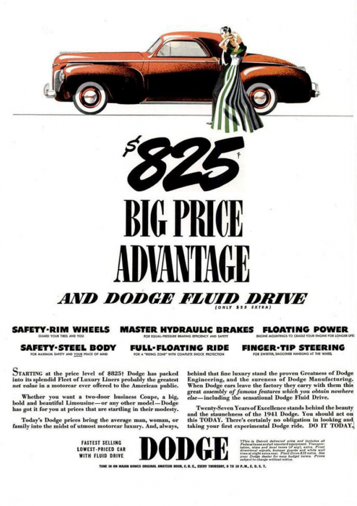 1941 Dodge Ad 