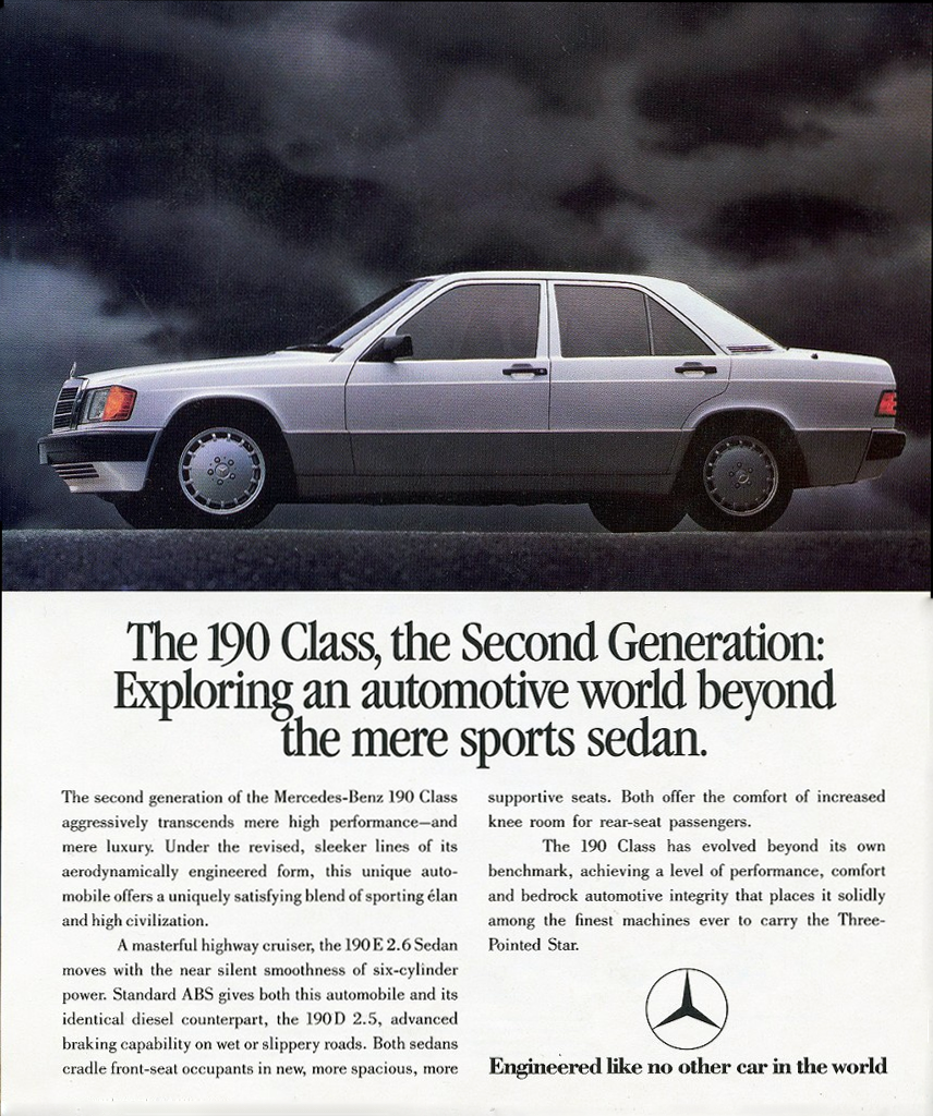 1990 Mercedes 190 Ad 
