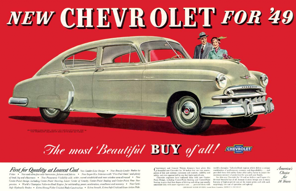 1949 Chevrolet Ad 