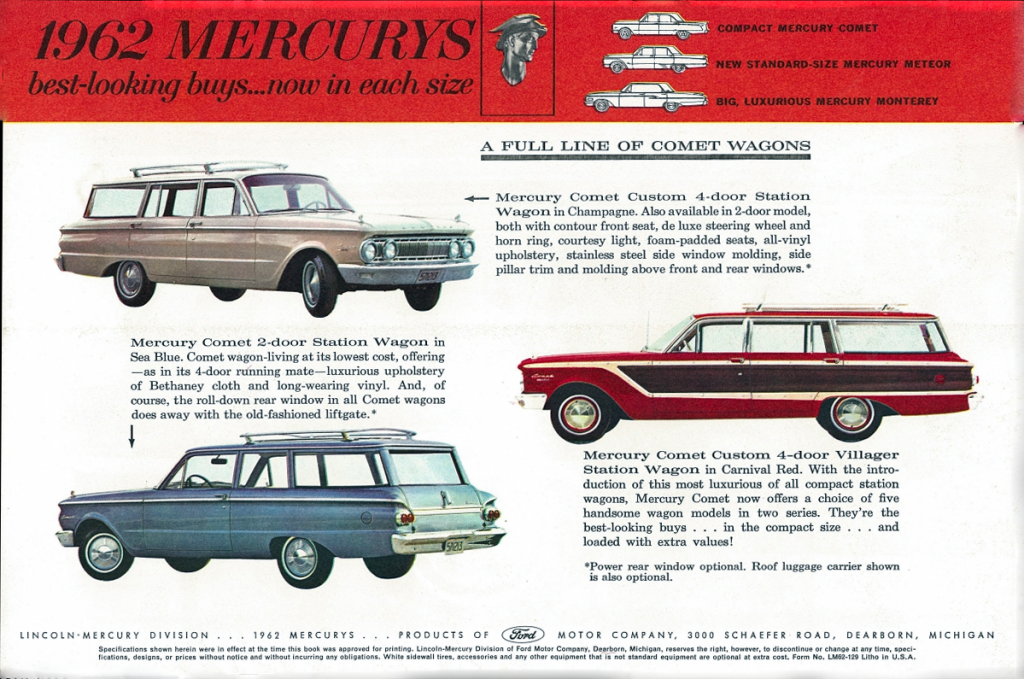 1962 Mercury Wagon Ad 