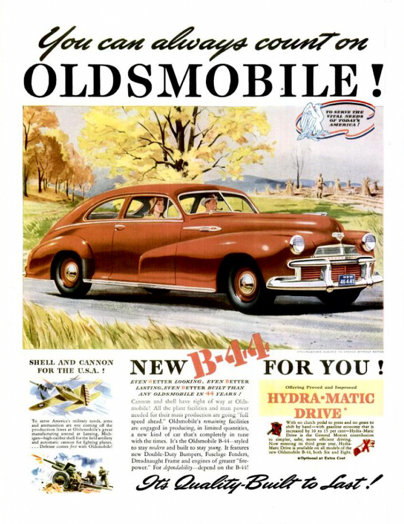 1942 Oldsmobile Ad 