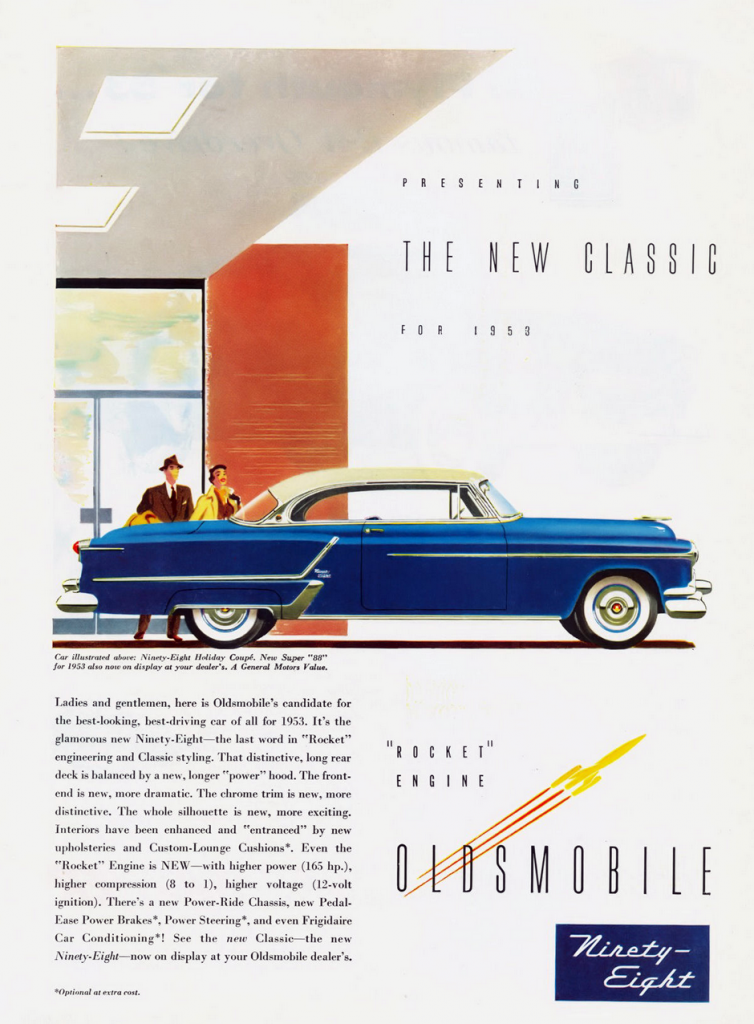 1953 Oldsmobile Ad 