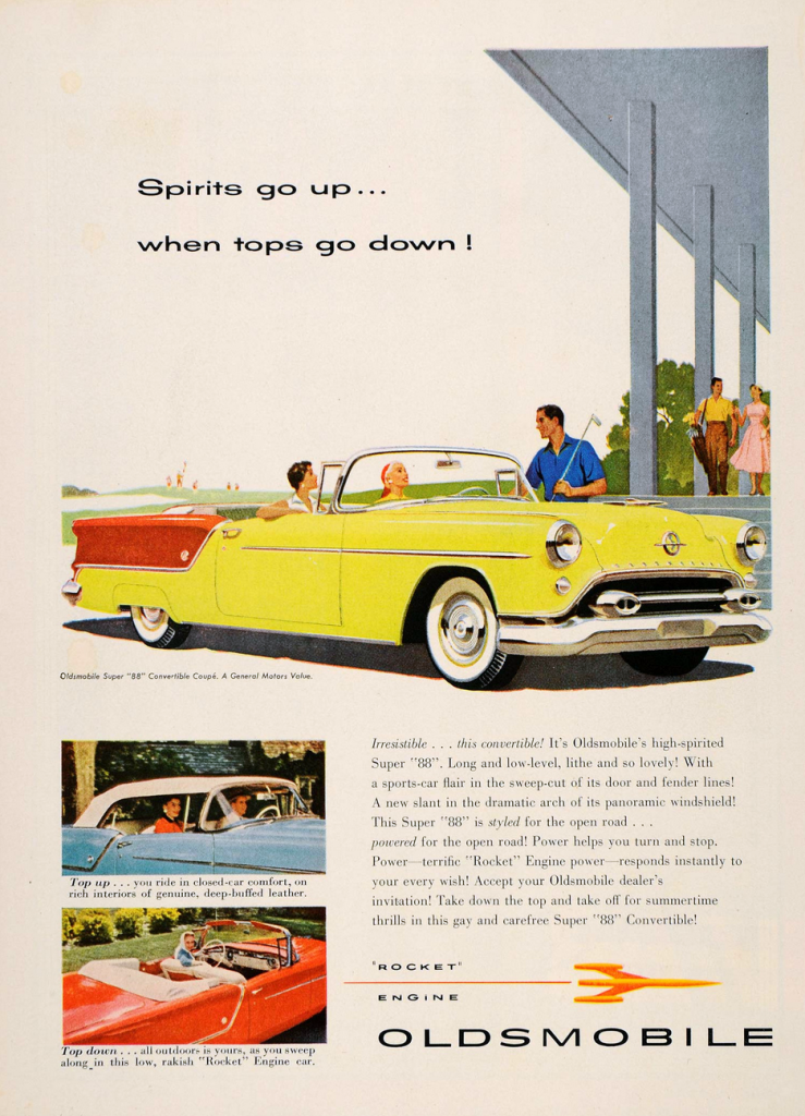 1954 Oldsmobile Ad 