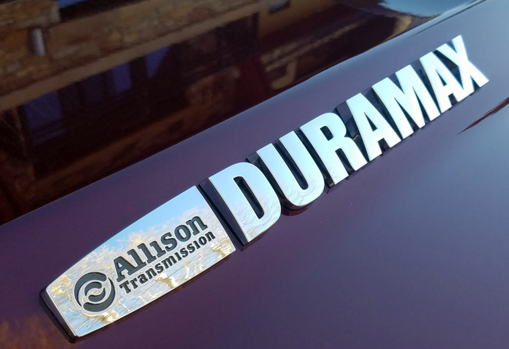 2017 Duramax Engine Hood Badge 