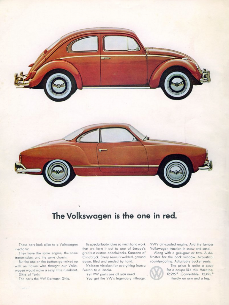 1963 Volkswagen Ad 