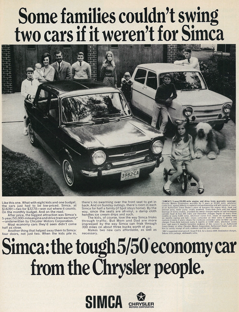 1967 Simca Ad 