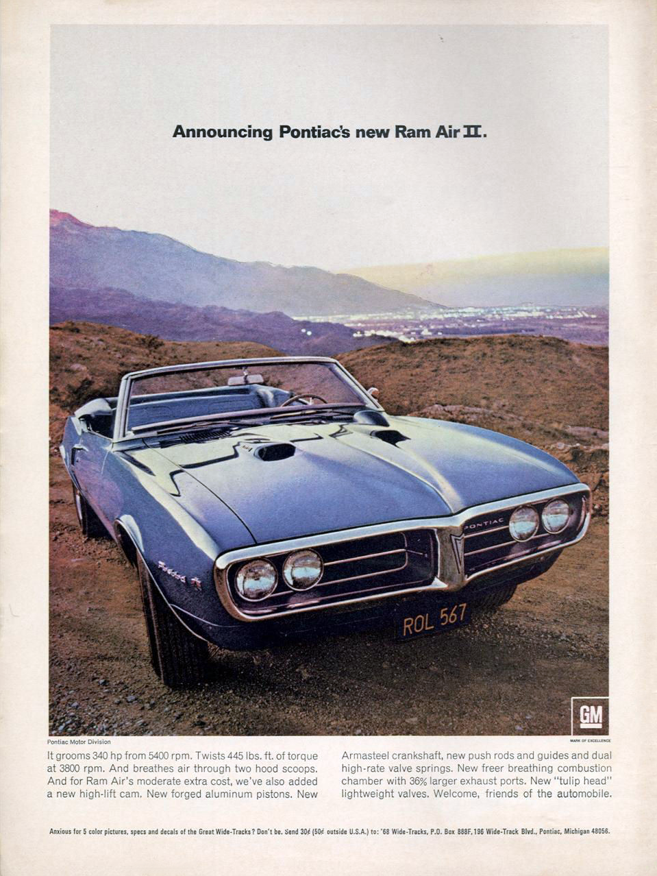1968 Firebird ad