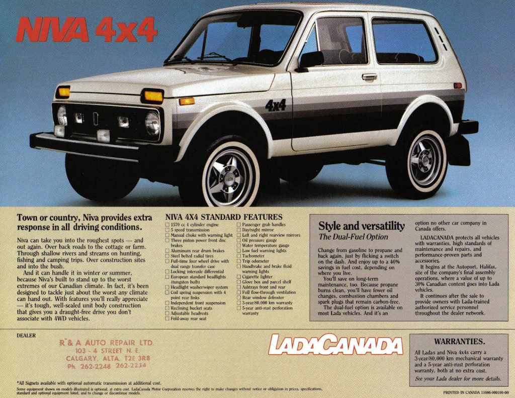 1986 Lada Niva Ad 