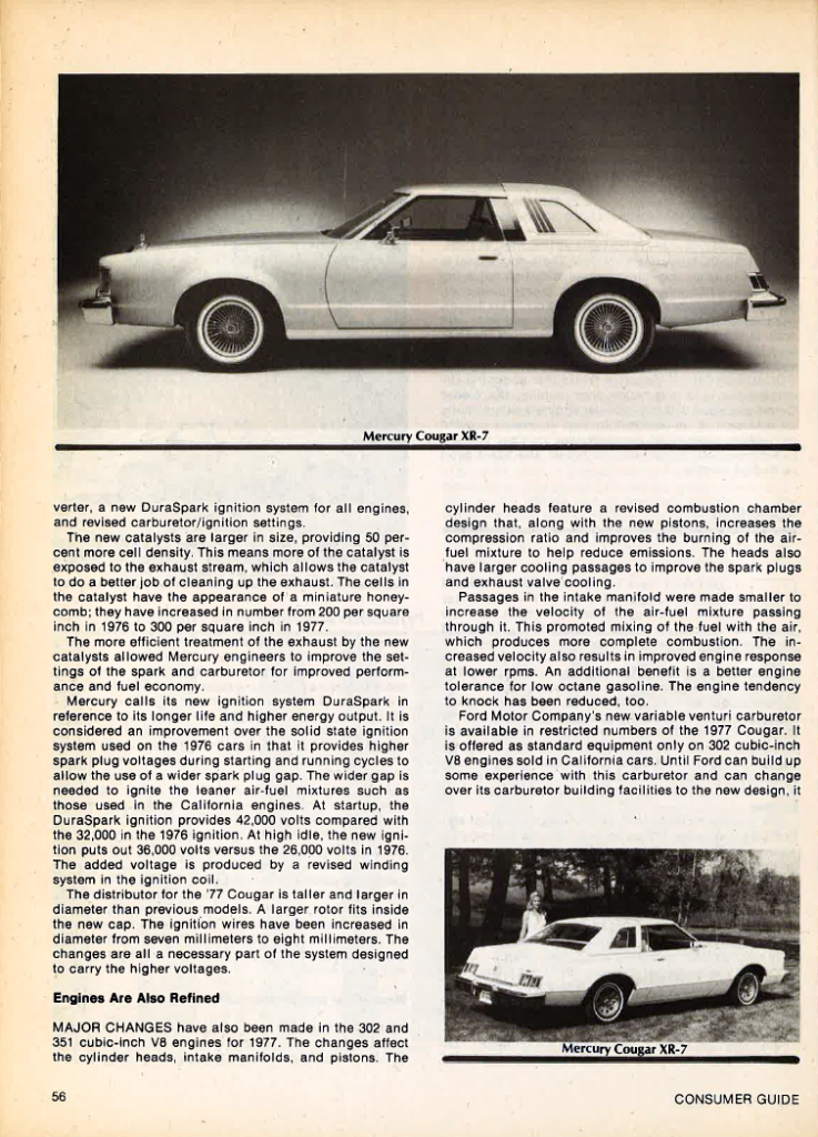 1977 Mercury Cougar Review 