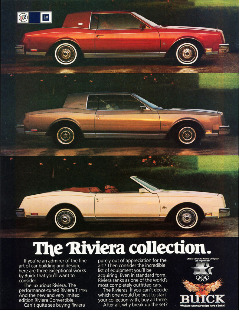 1984 Buick Riviera Ad 