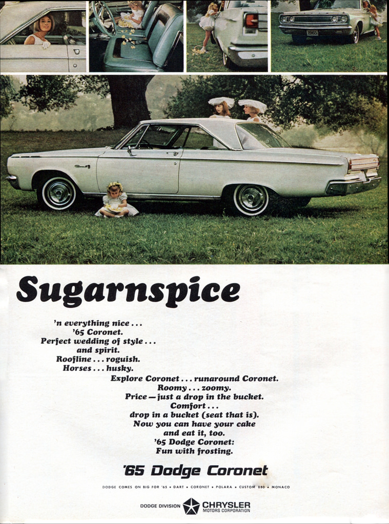 1965 Dodge Coronet Ad 