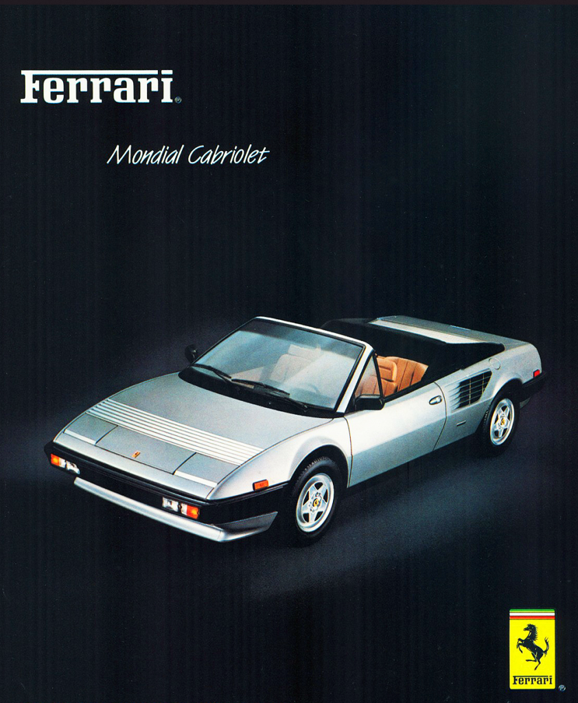 1984 Ferrari Mondal Ad 