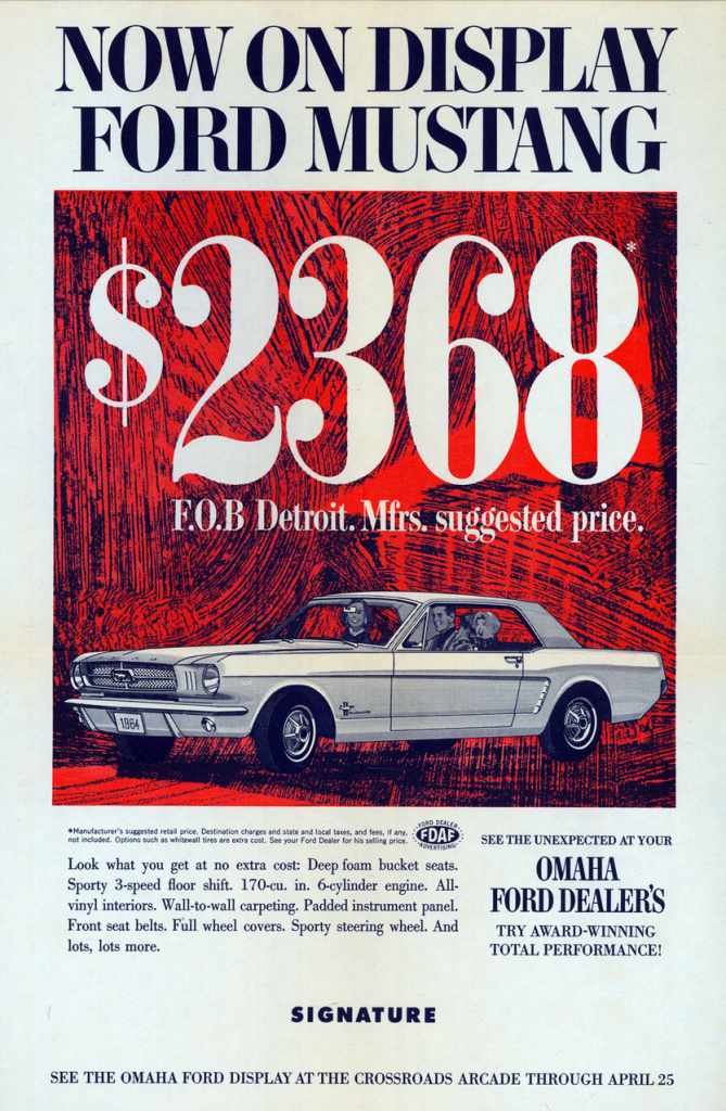 1965 Ford Mustang Ad 
