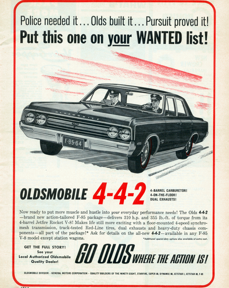 1964 Oldsmobile Ad 