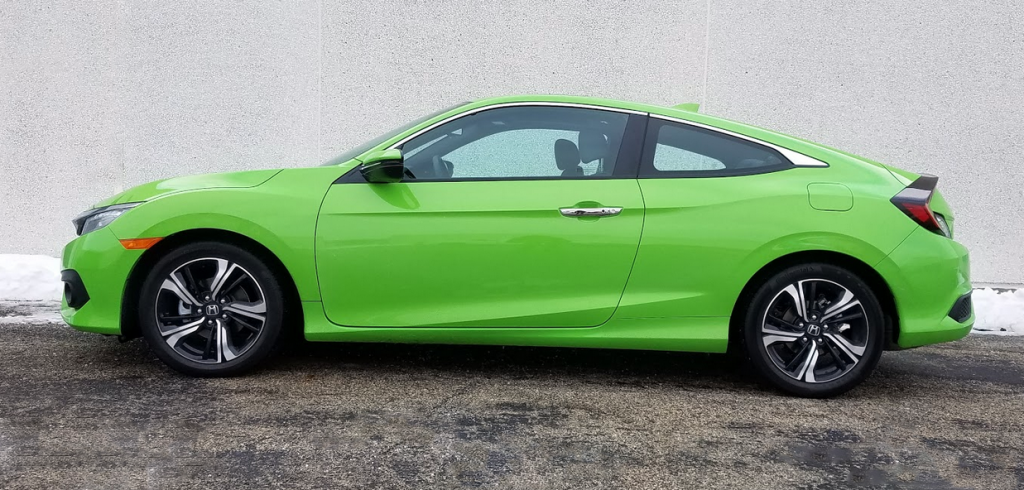 2017 Civic Coupe in Energy Green 