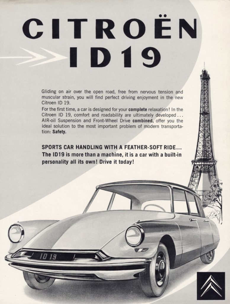 1960 Citroen ID19 Ad 